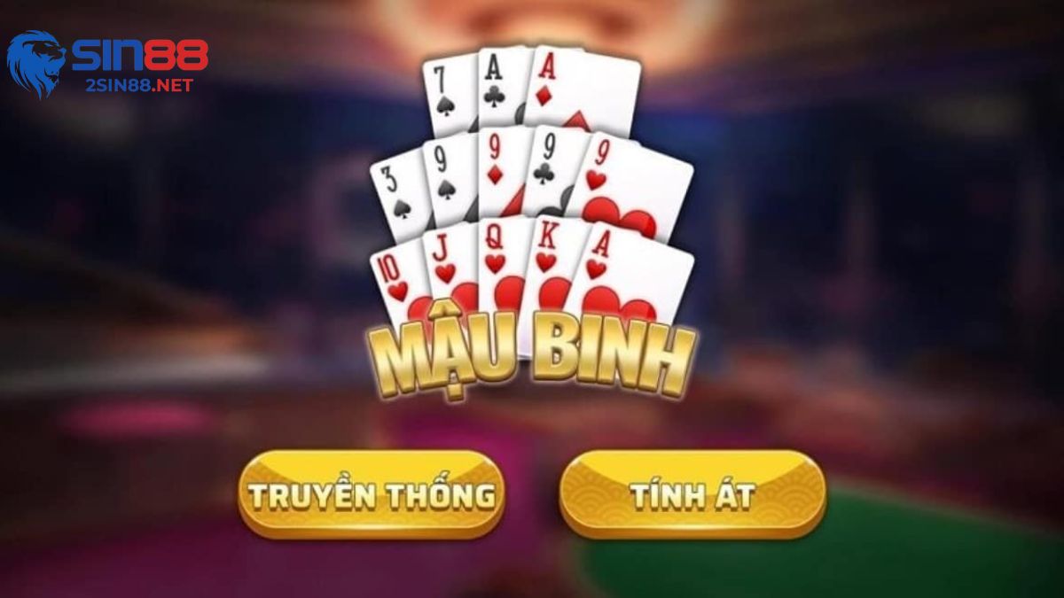 Tựa game bài mậu binh đặc sắc, hấp dẫn