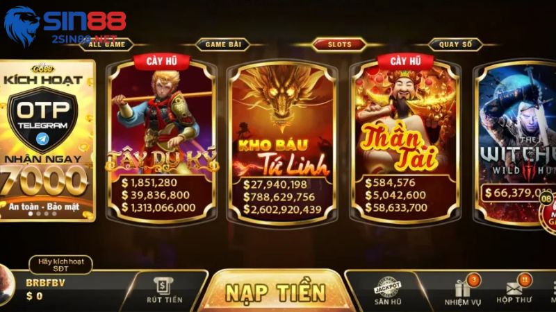 Các tựa game phổ biến