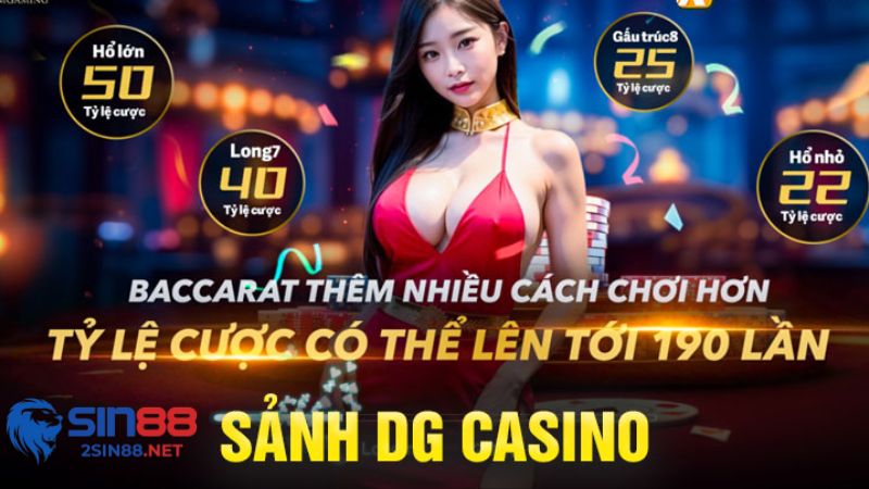 Sự hấp dẫn của sảnh Baccarat tại 2sin88.net